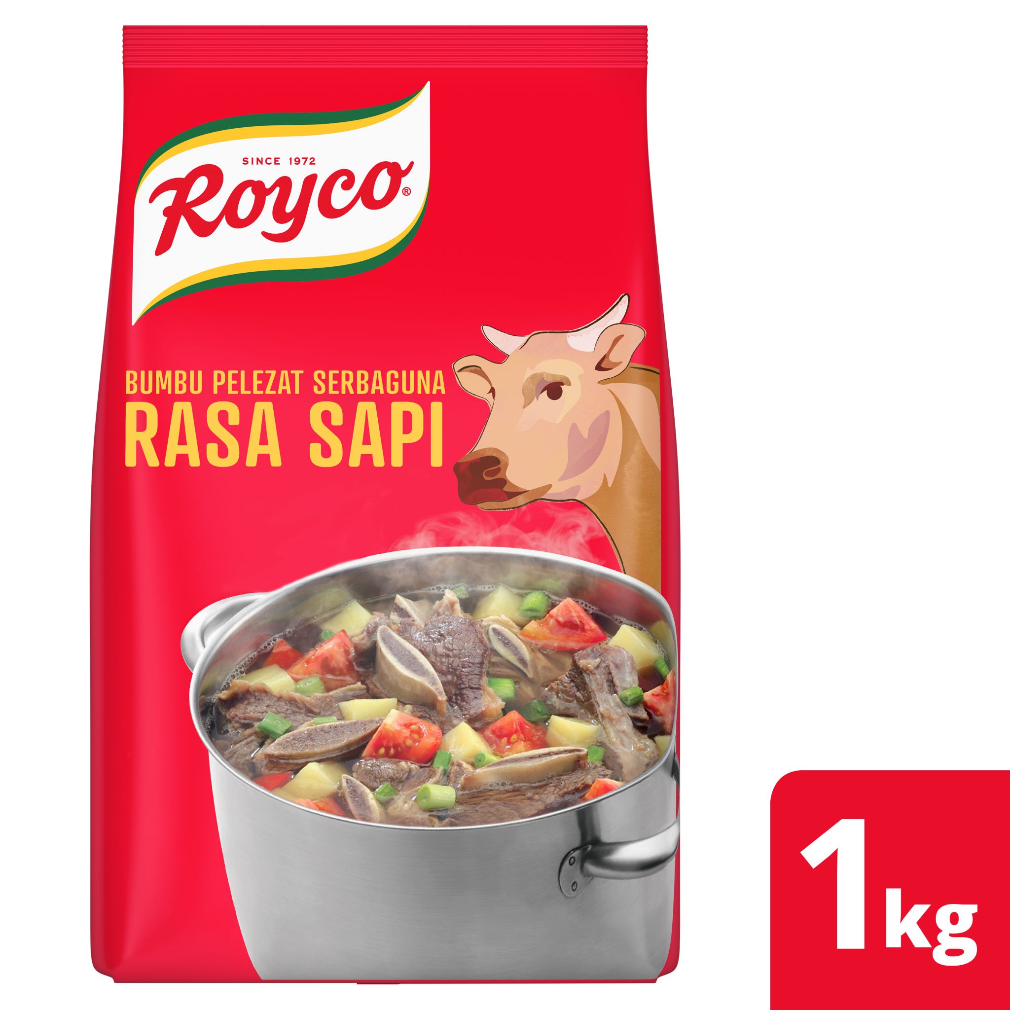 Royco Bumbu Pelezat Rasa Sapi 1kg - Penyedap khas Indonesia untuk hasilkan masakan dengan citarasa gurih & rasa daging yang mantap!